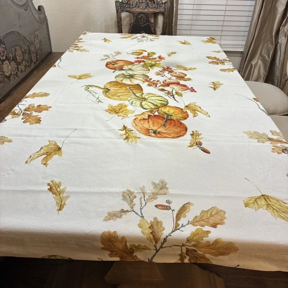 Southern Living Tablecloth Fall Autumn Thanksgiving 56x80